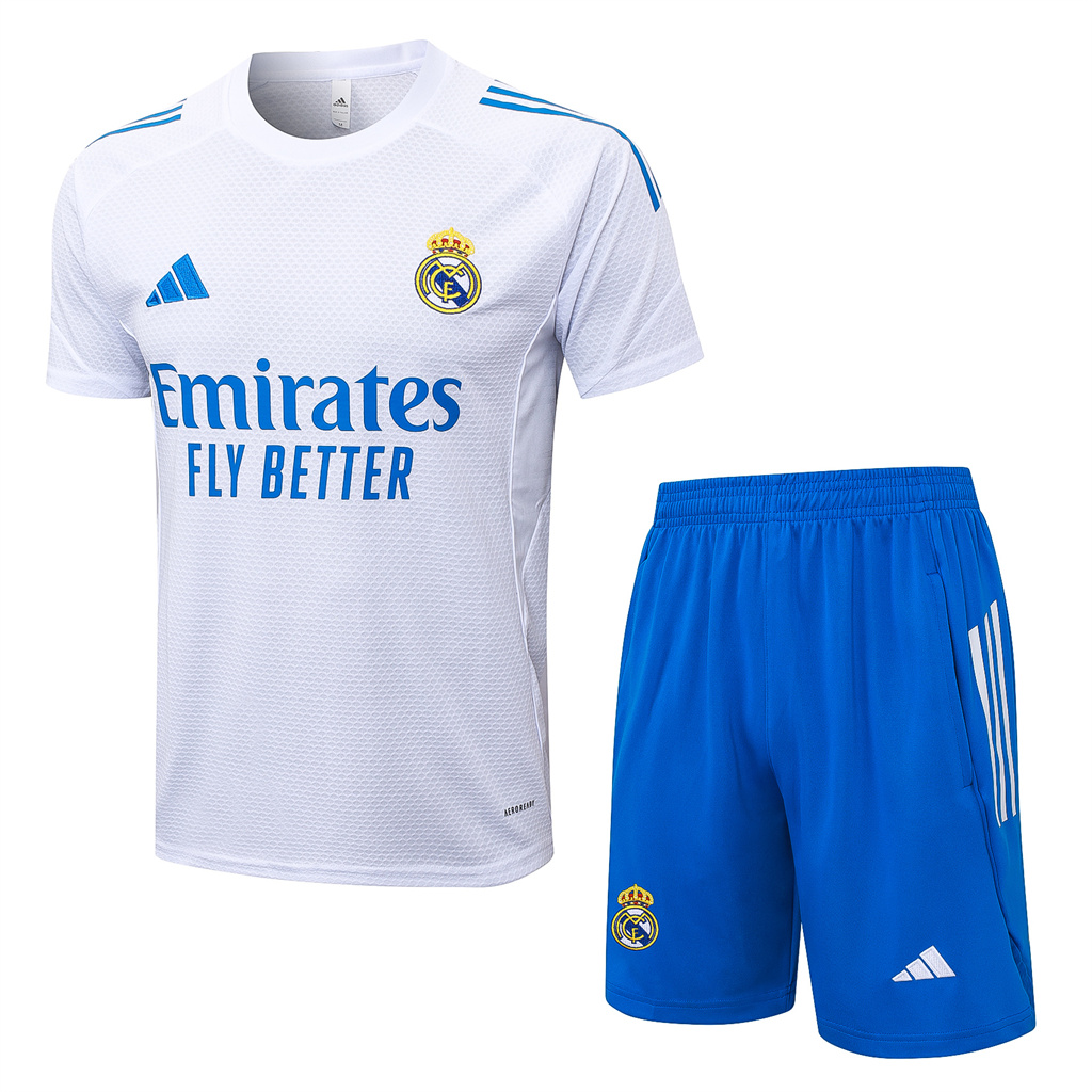 Real Madrid Training Short sleeve Suit 25/26 | Soc Jersey - Premium Football Jersey