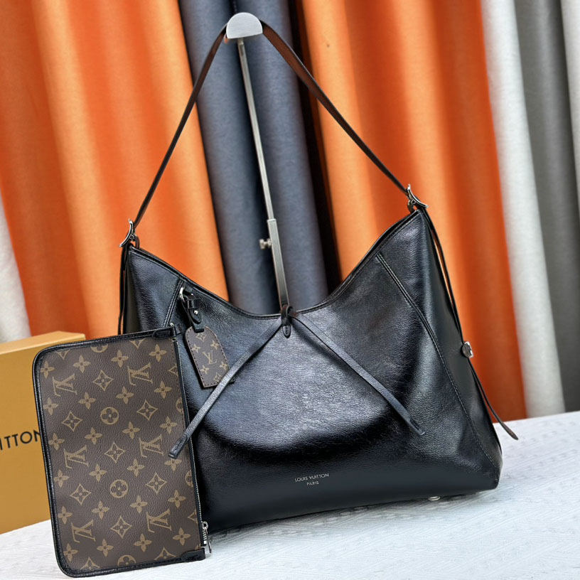 Louis Vuitton LV CarryAll Dark M25143 M46203 Shoulder Bag Handbag