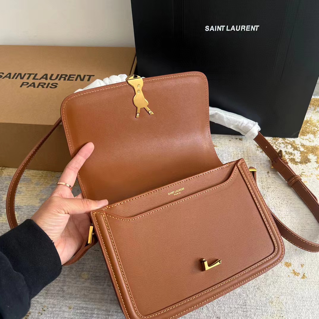 SAINT LAURENT YSL Medium Solferino Satchel Bag
