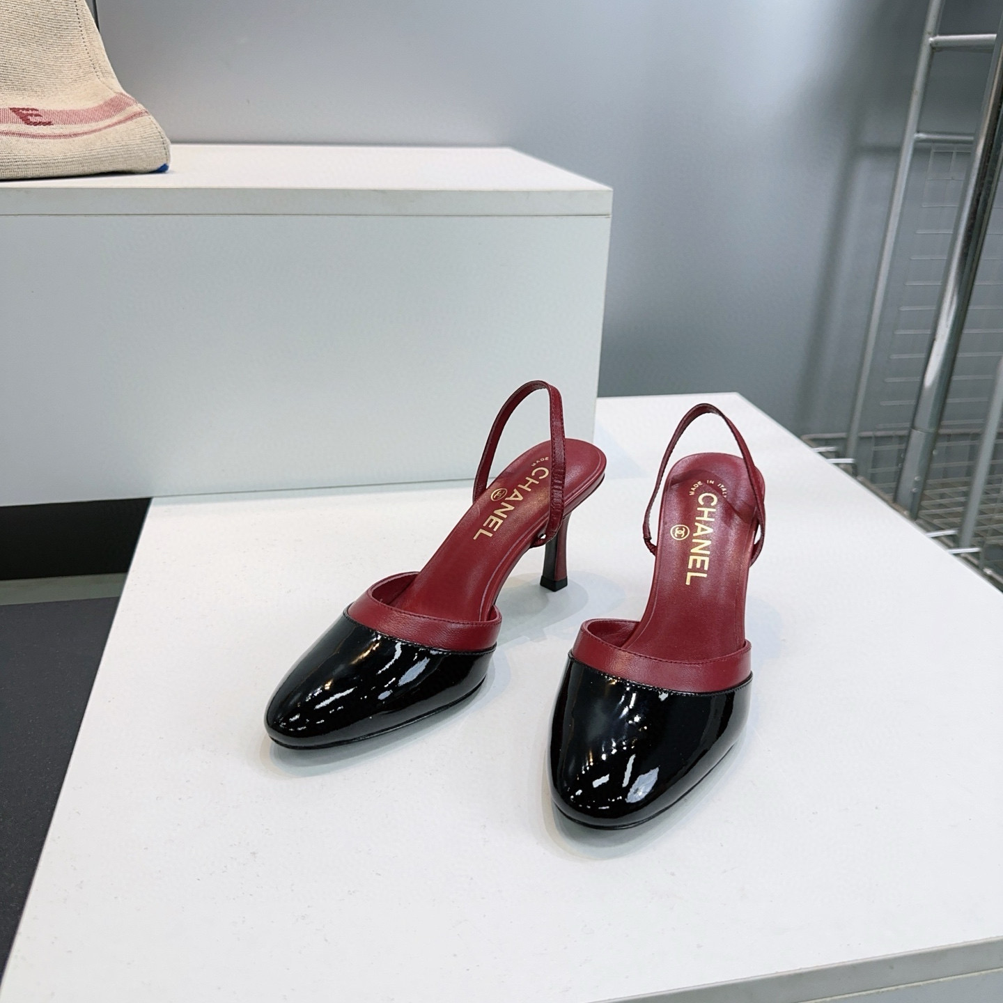 Chanel Leather Slingback