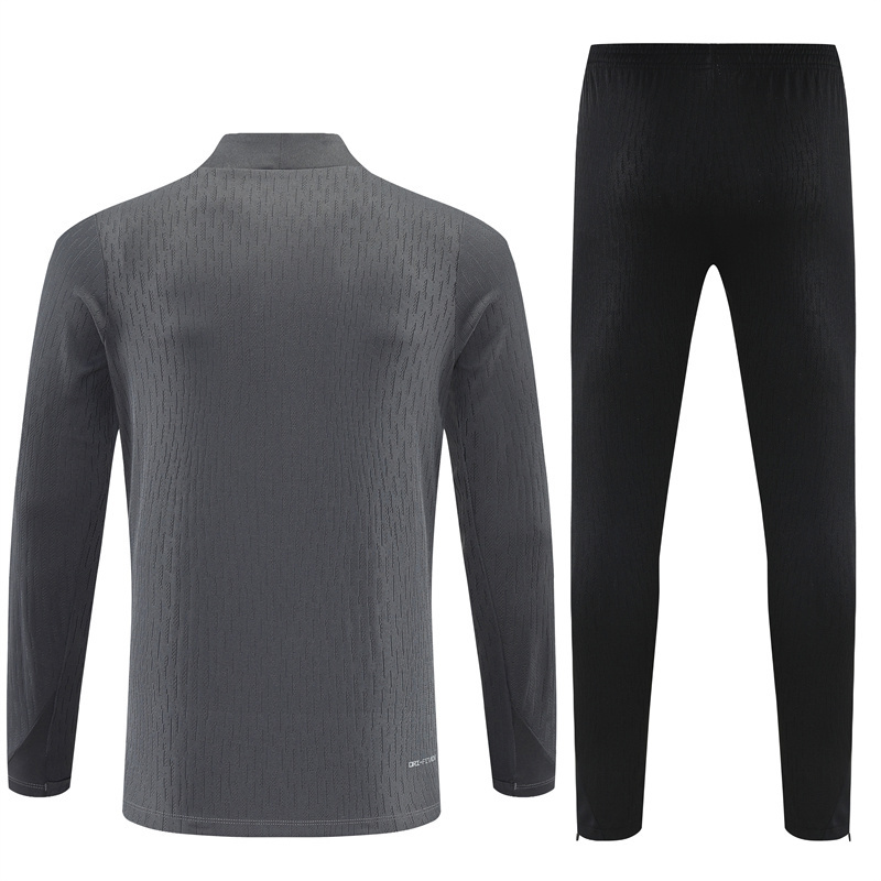 Adult / Kids 2526 Barcelona Half Zipper Training Suit