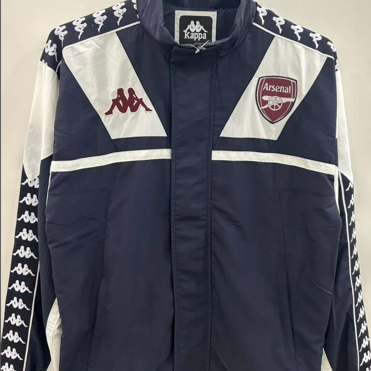 25/26 Arsenal 1967 Style Black/White Windbreaker S-XXL