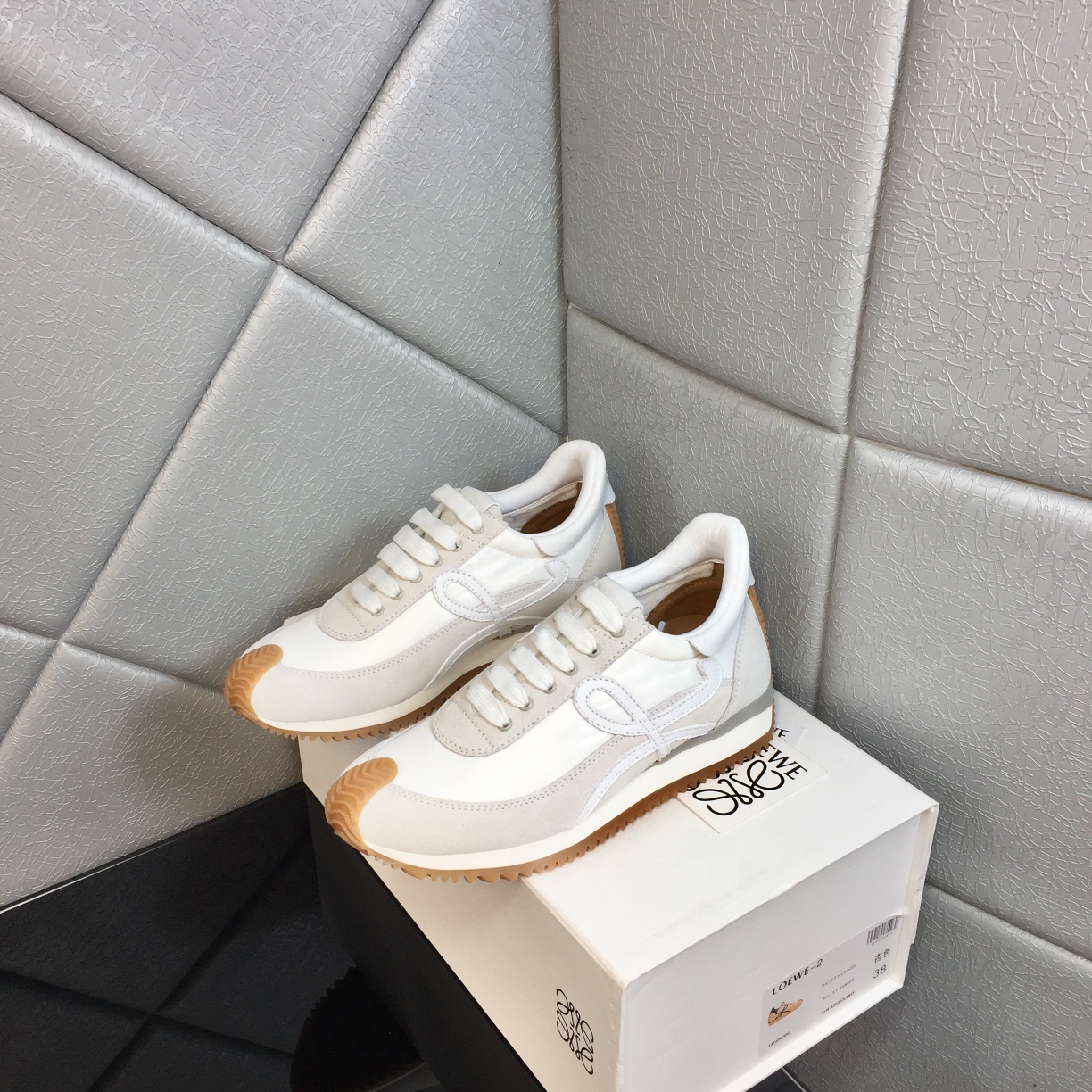 Loewe Iconic Suede and Nylon Sneaker