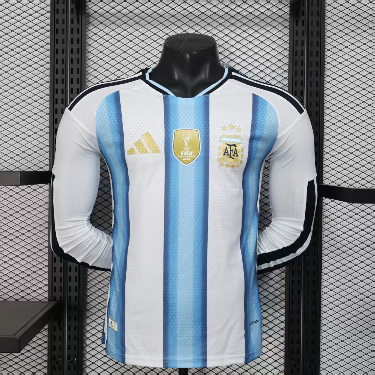 Argentina Home Long Sleeves Jersey Player Version World Cup 2026