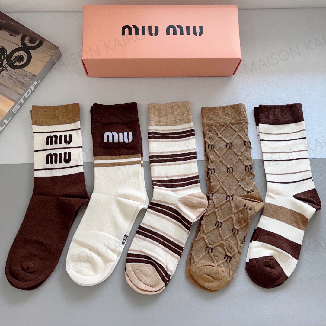 MIU MIU Socks 5-Pack - KAIROO