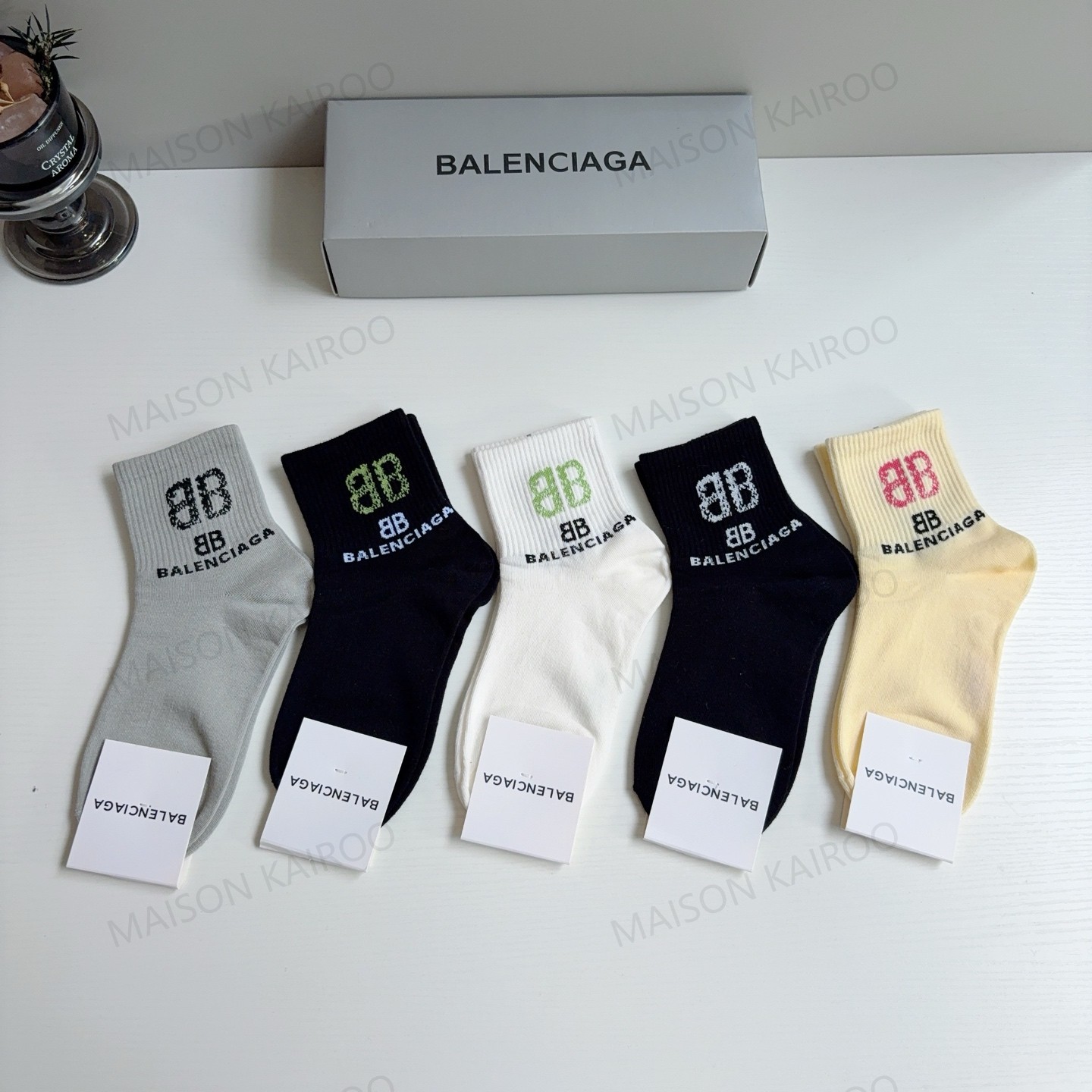 Balenciaga Socks 5-Pack - KAIROO