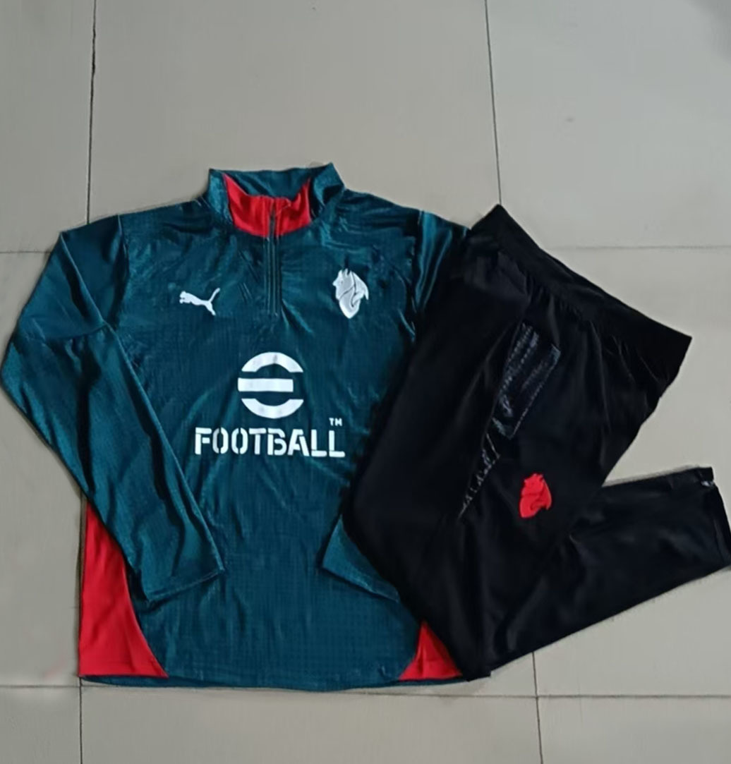 AC Milan Kids Training Suit 25/26 | Soc Jersey - Premium Football Jersey