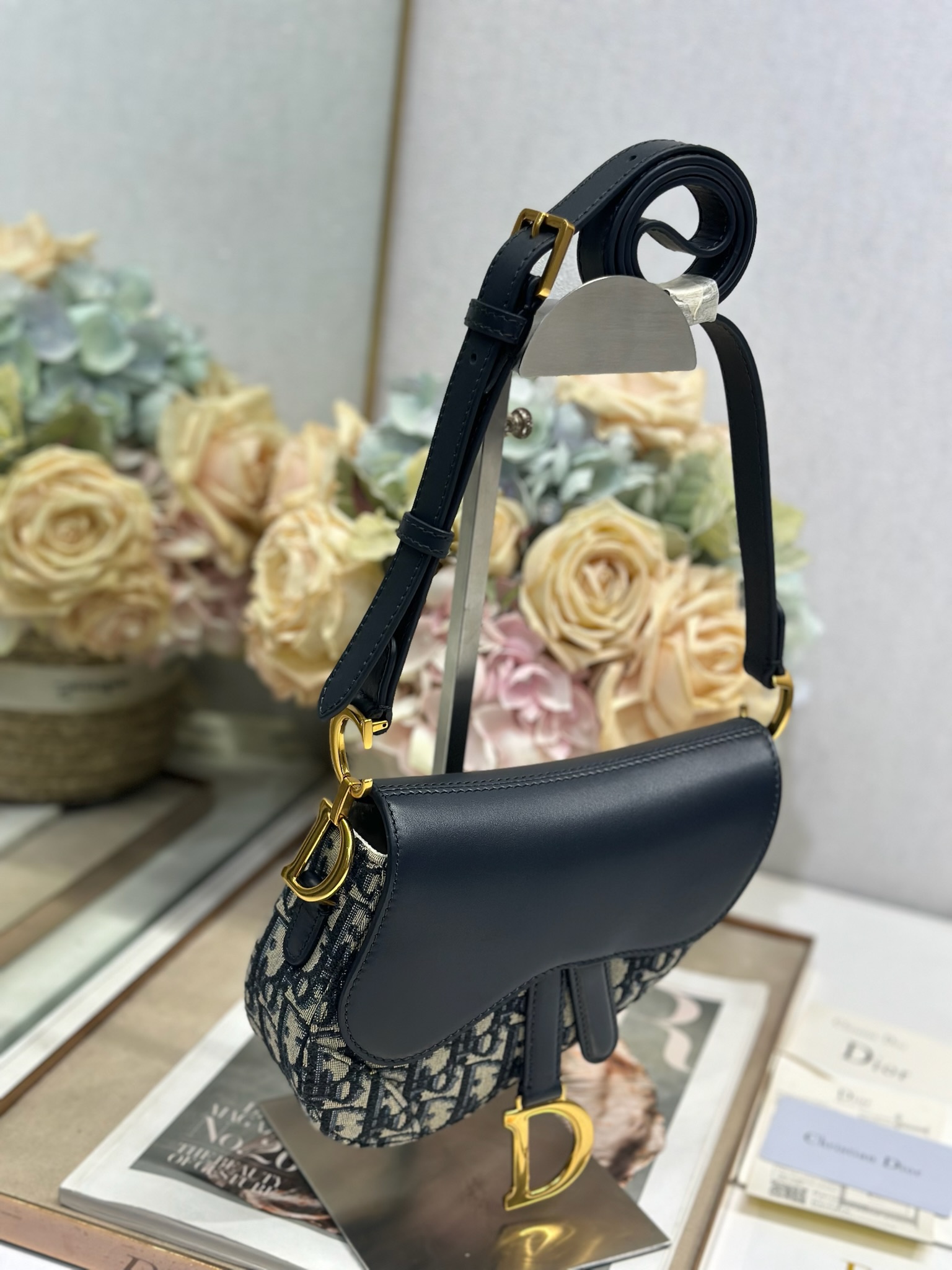 Dior Mini Soft Saddle Shoulder Bag