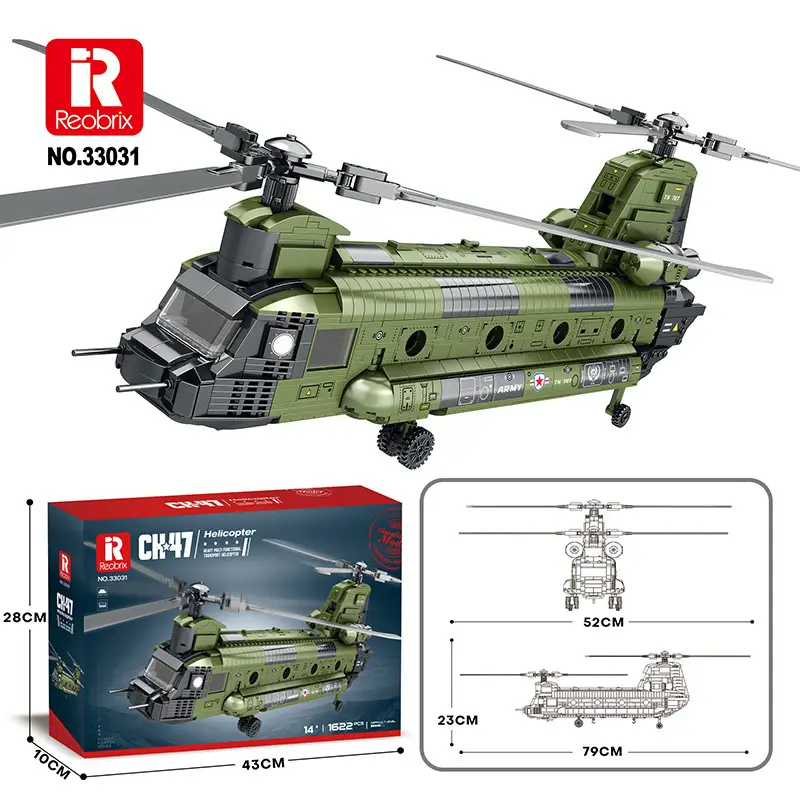 Reobrix 33031 - CH-47 Transport Helicopter Chinook