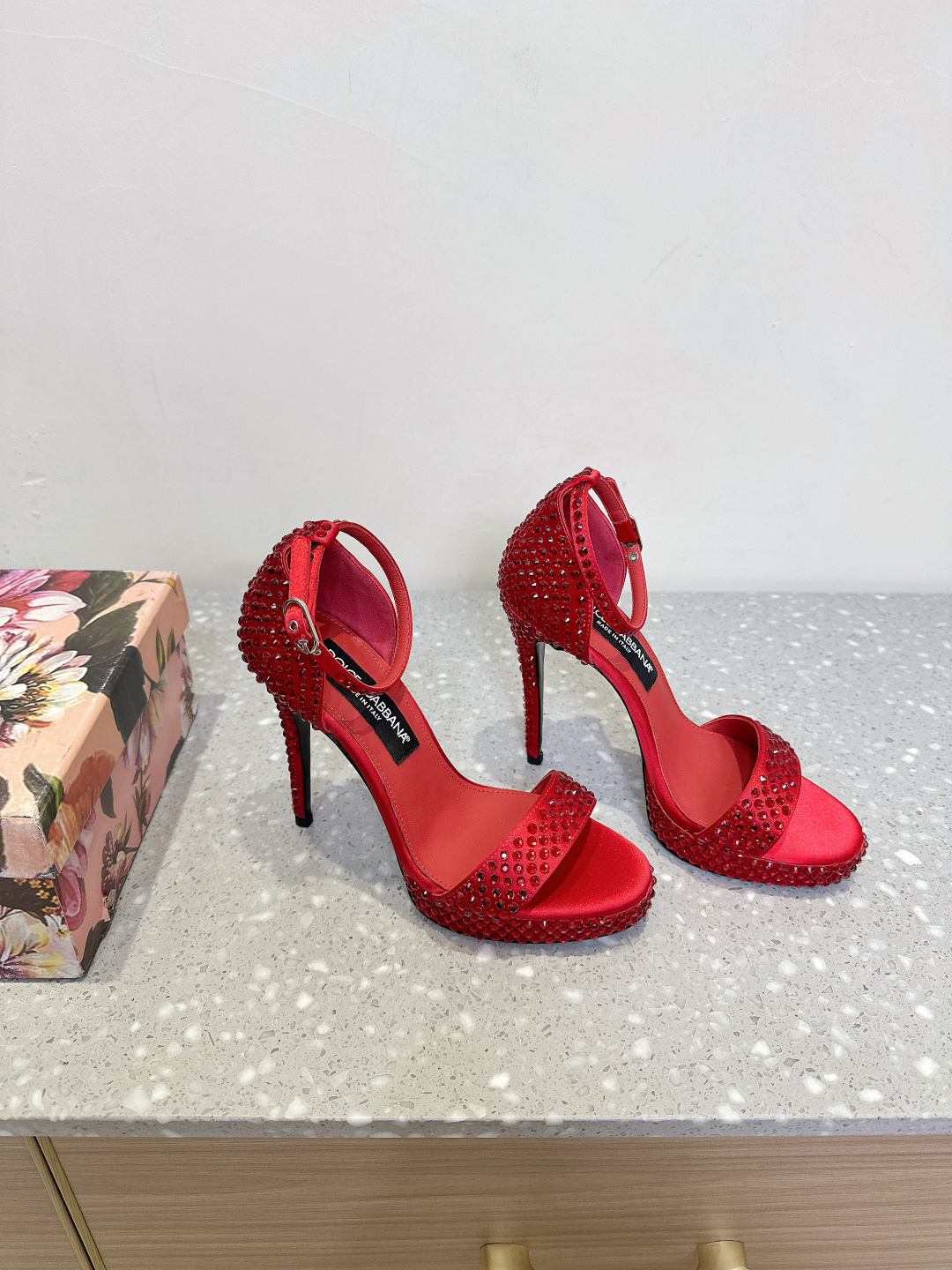 Dolce&Gabbana crystal high heels Pump