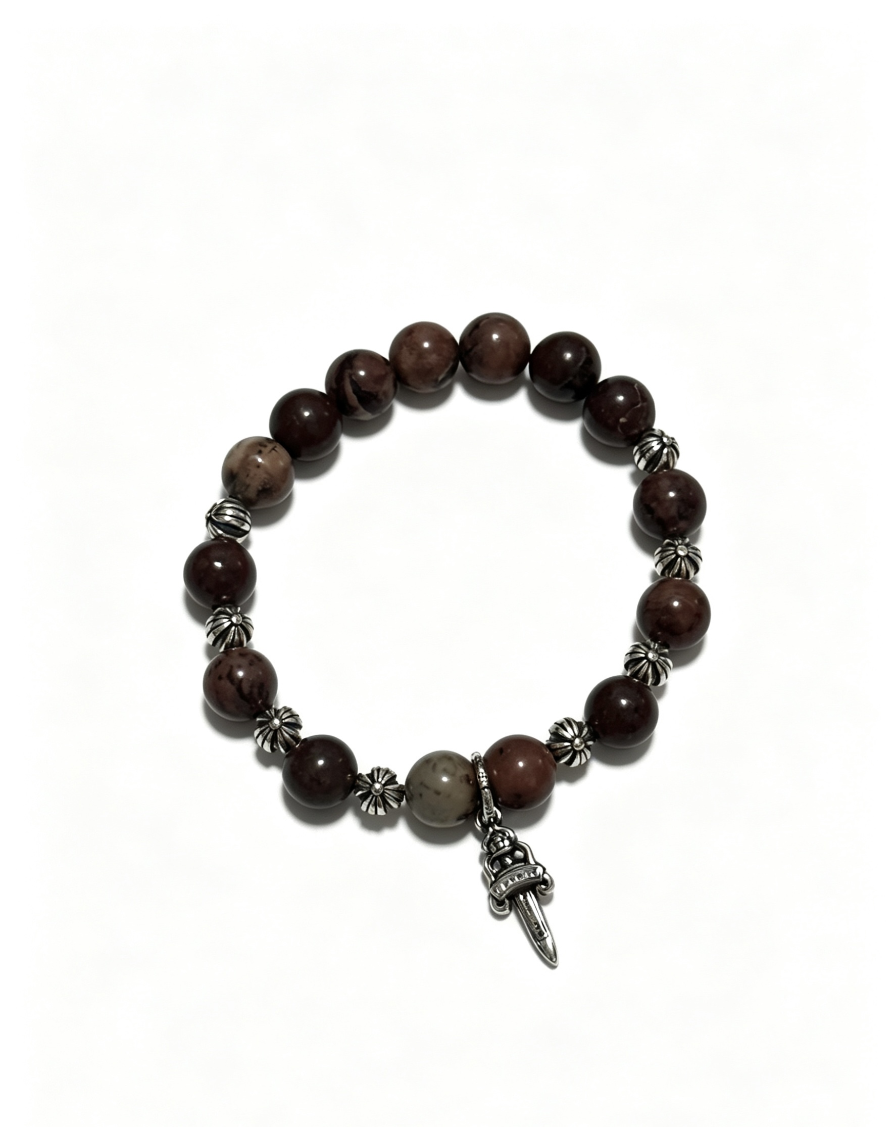 Chrome Hearts Vintage Multi-Element Agate Bracelet