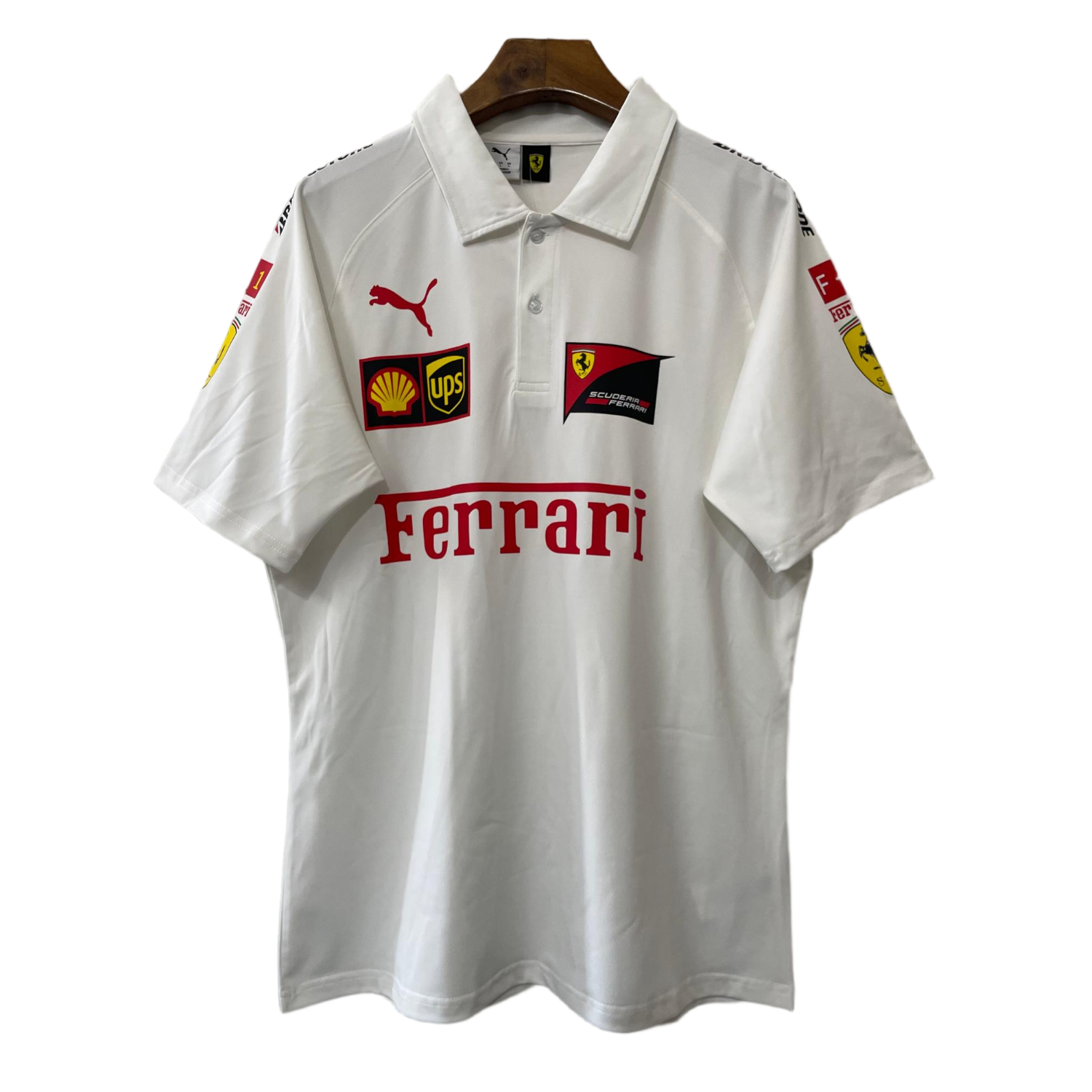 2026 F1 Polo Ferraria White S-3XL