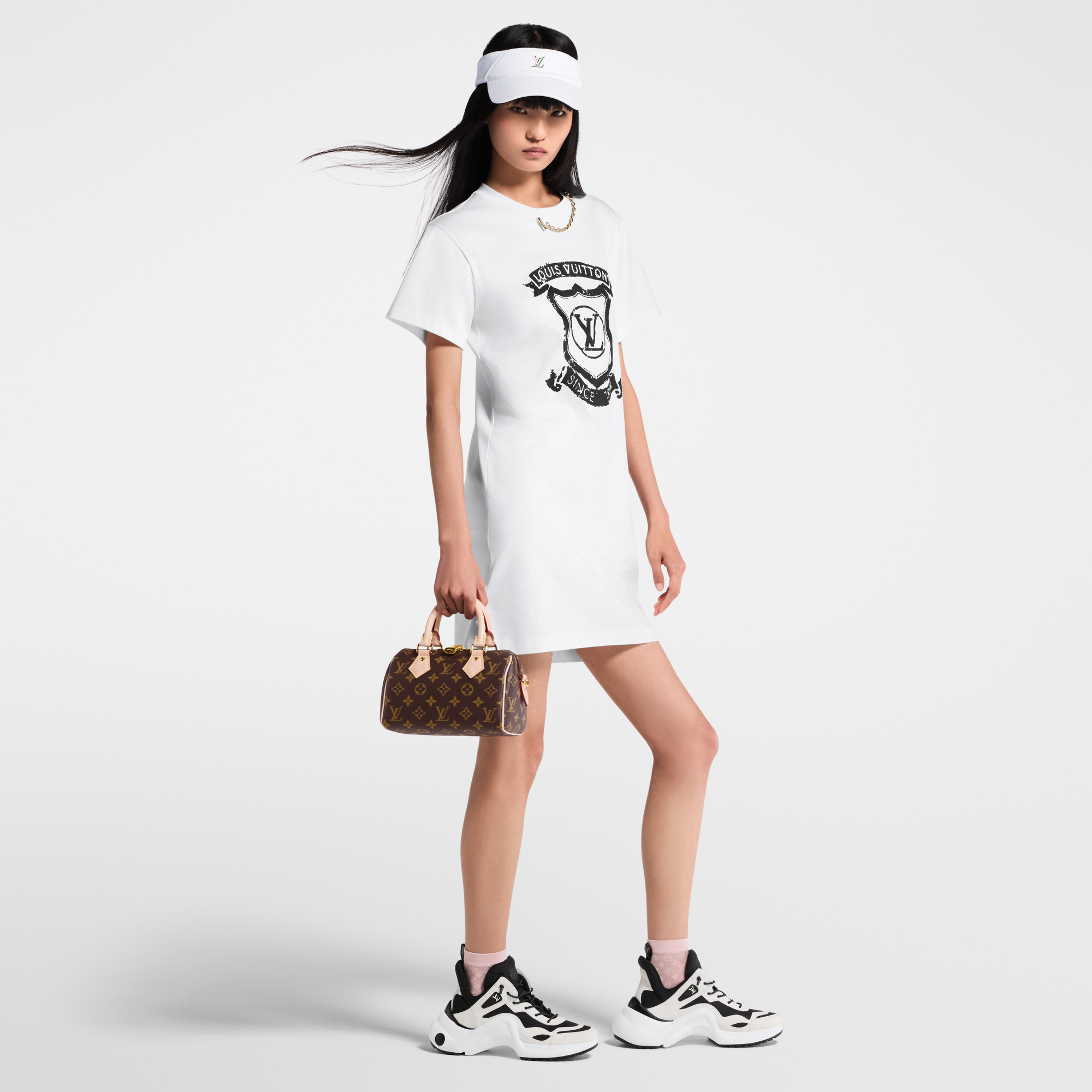 LV クレスト Tシャツドレス
