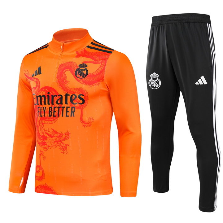 Kids Real Mαdrid  Trainig Suit Orange