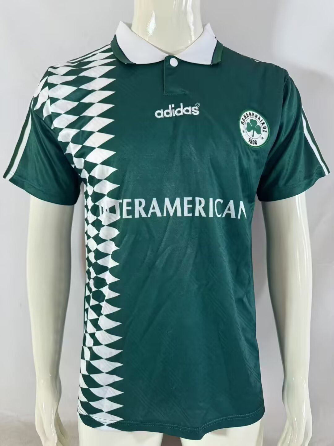 Retro1995/96 Panathinaikos Home  S-4XL
