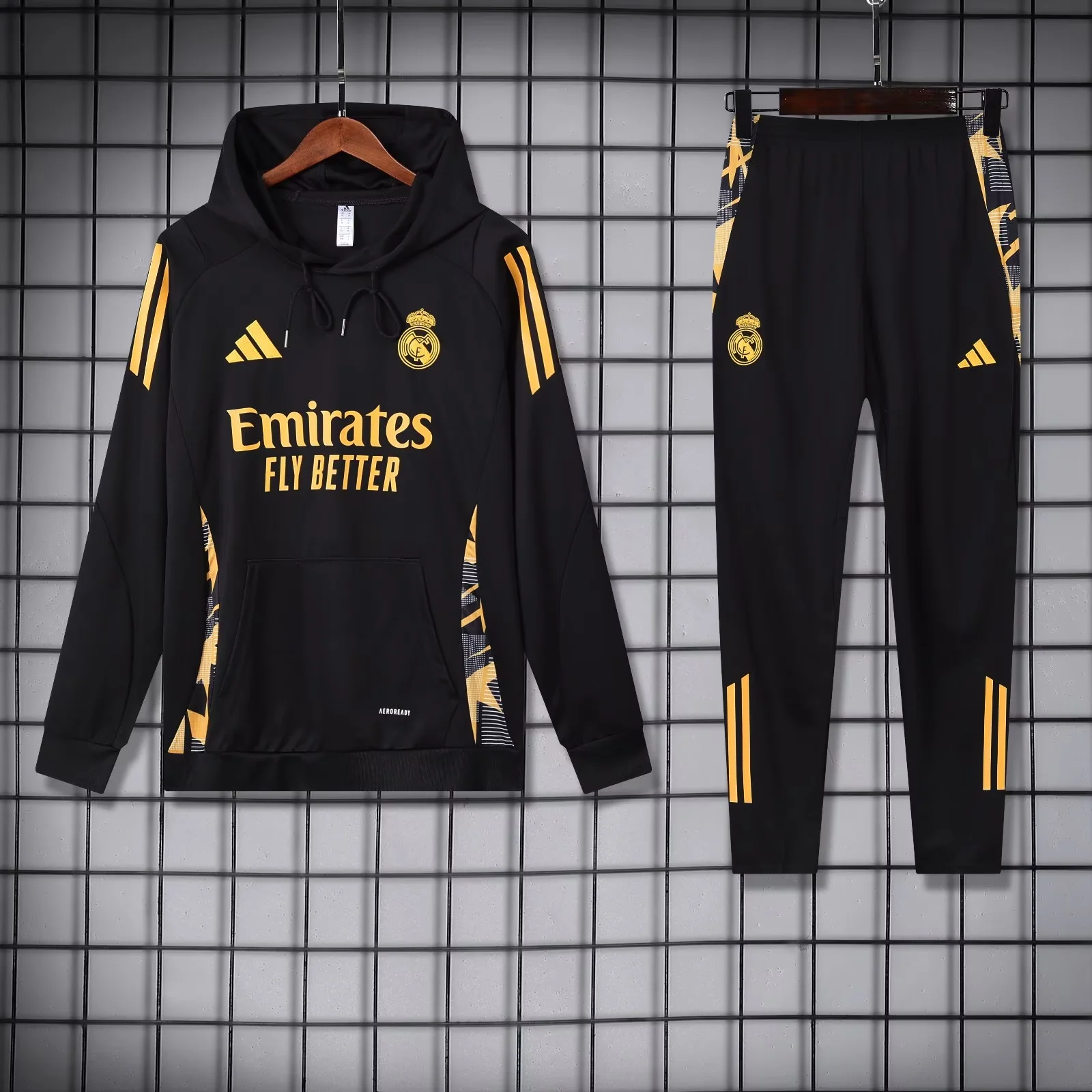 Hooded Long Sleeves Real Mαdrid 24/25 Training Suit