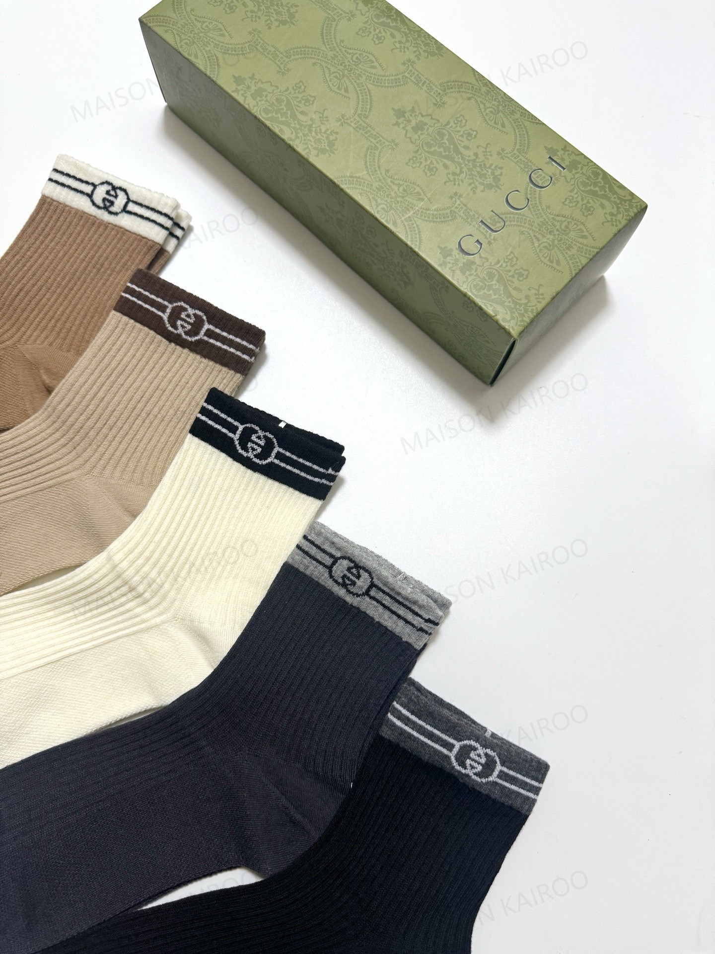 Gucci Socks 5-Pack - KAIROO