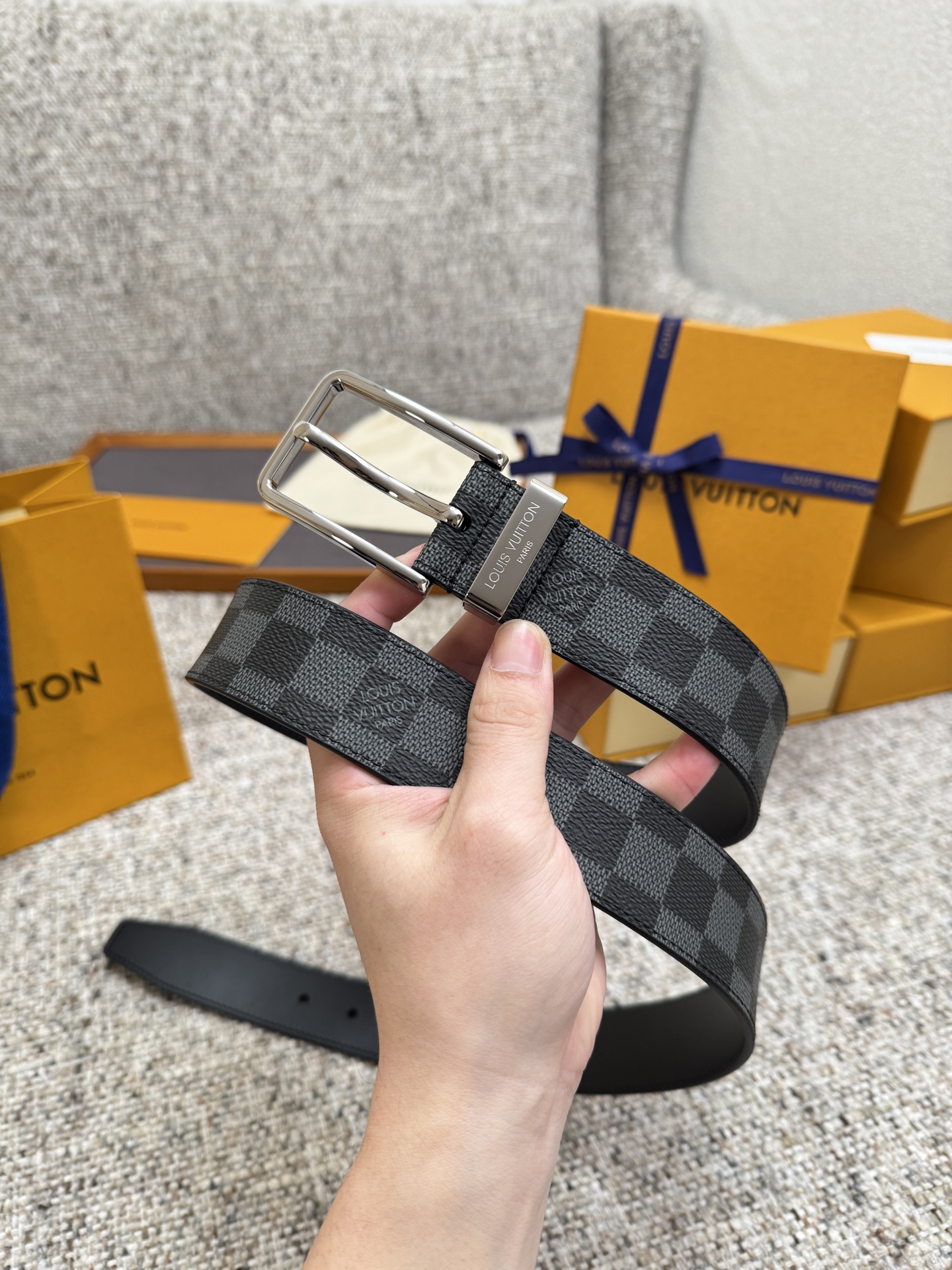 LV Light Pont Neuf 3.5mm Belt