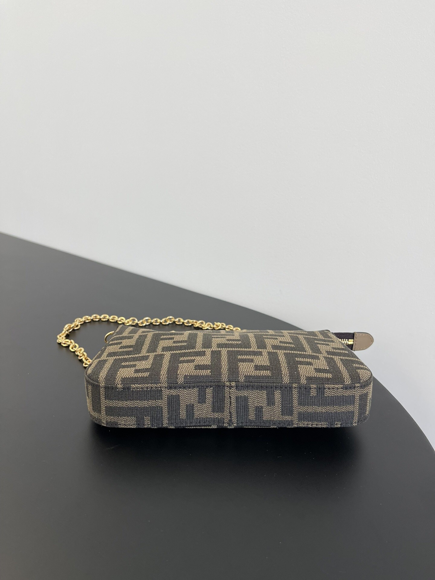 Fendi Bags Brown jacquard clutch bag