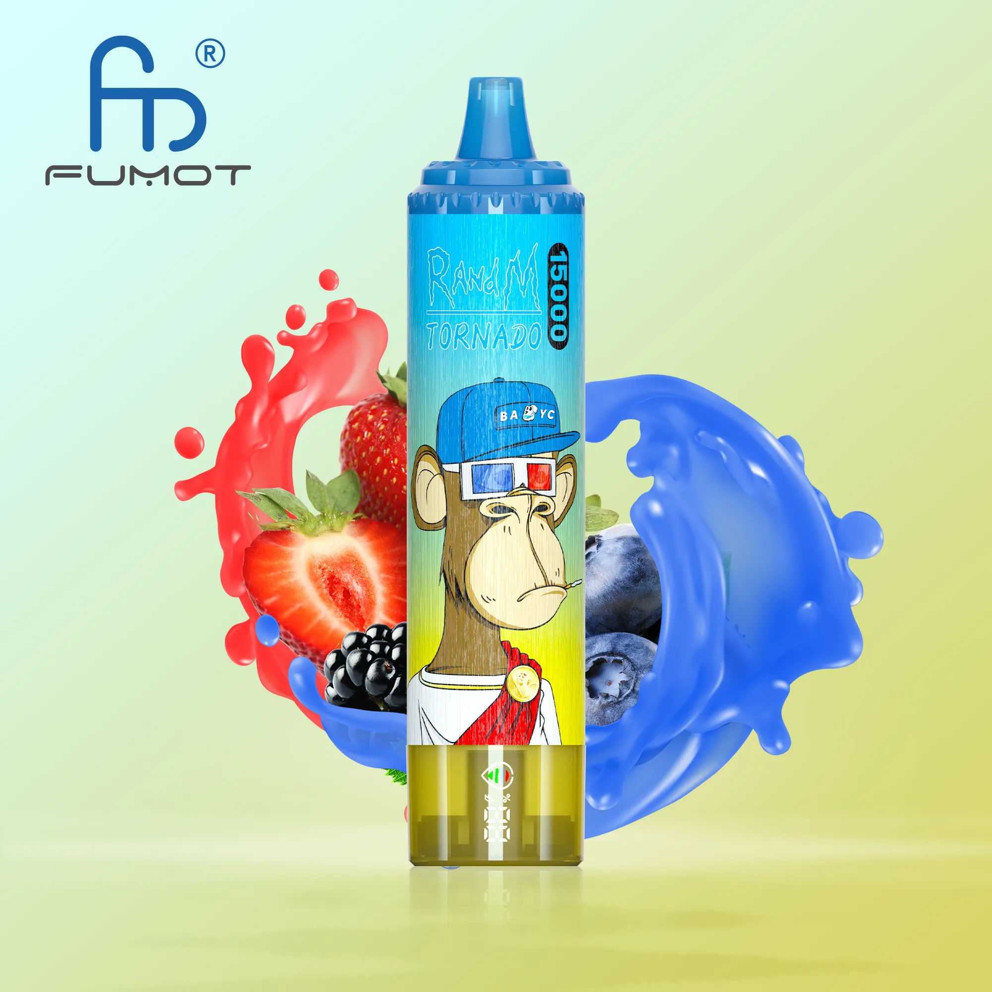 FUMOT Tornado 15K Rechargeable Disposable Vape – Mr Blue - Vaba Vape-Shop