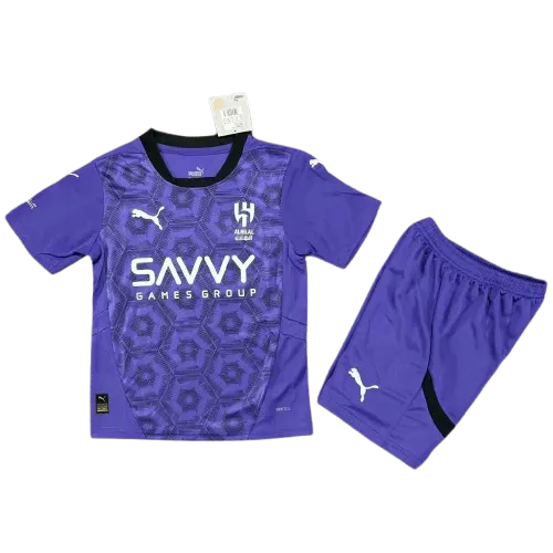 2024-25 Kids Al Hilal SFC Third Jersey(Shirt+Shorts)