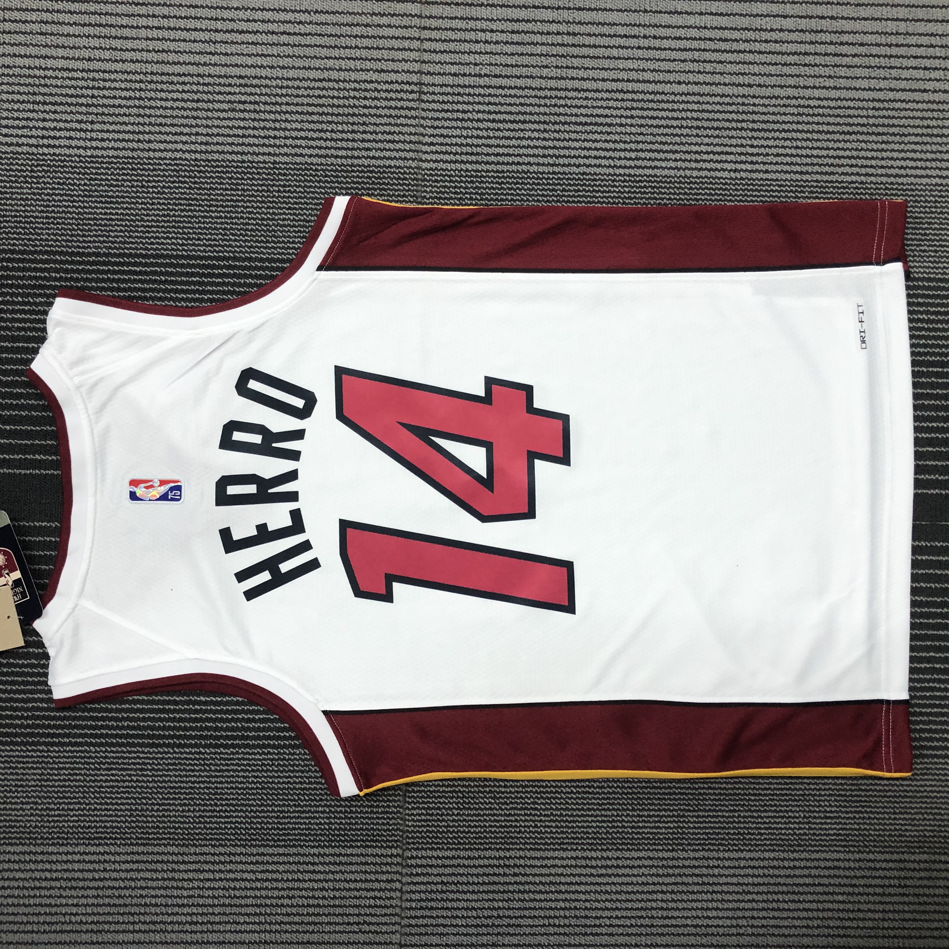 75TH anniversary  Miami Heat White  No.14 Herro