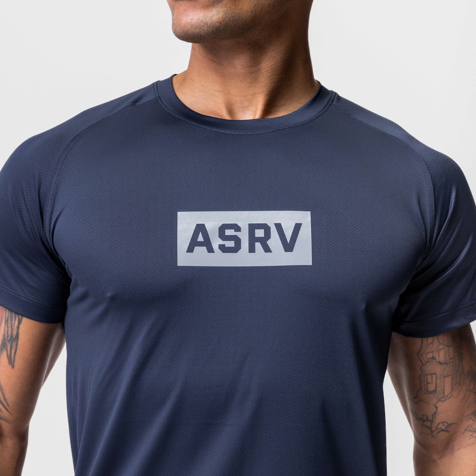 0660. AeroSilver Established Tee - Navy 