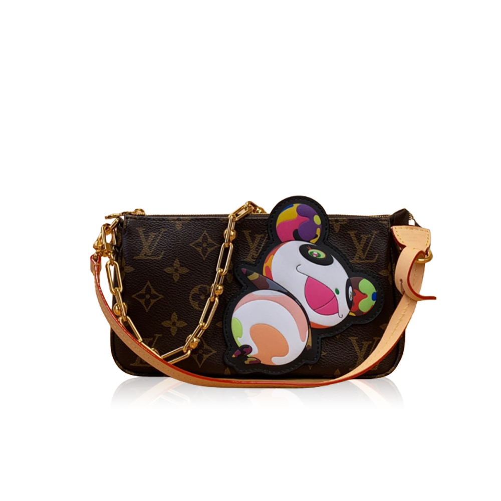 Louis Vuitton LV New Trendy Fashion Bag Cow Leather Colorful Panda Bag