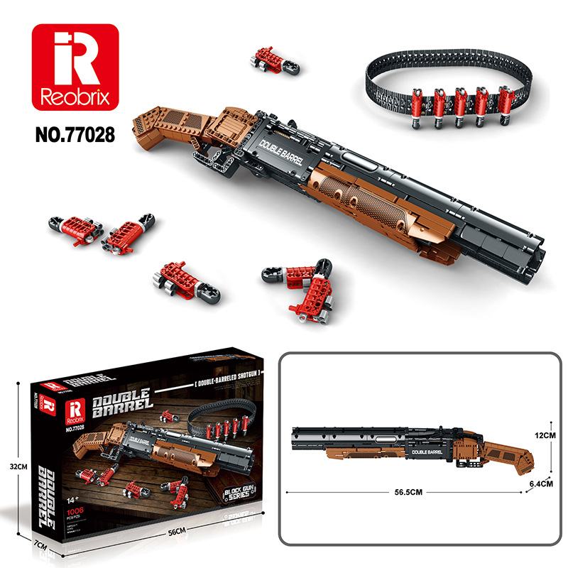 Reobrix 77028 - Double-barreled Shotgun