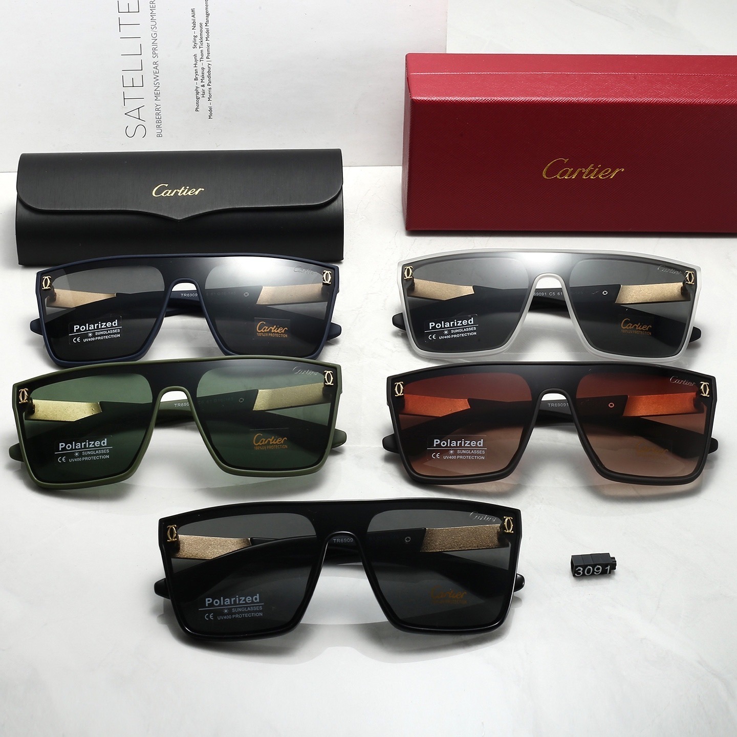 Cartier Full-Rim Sunglasses Top quality - KAIROO
