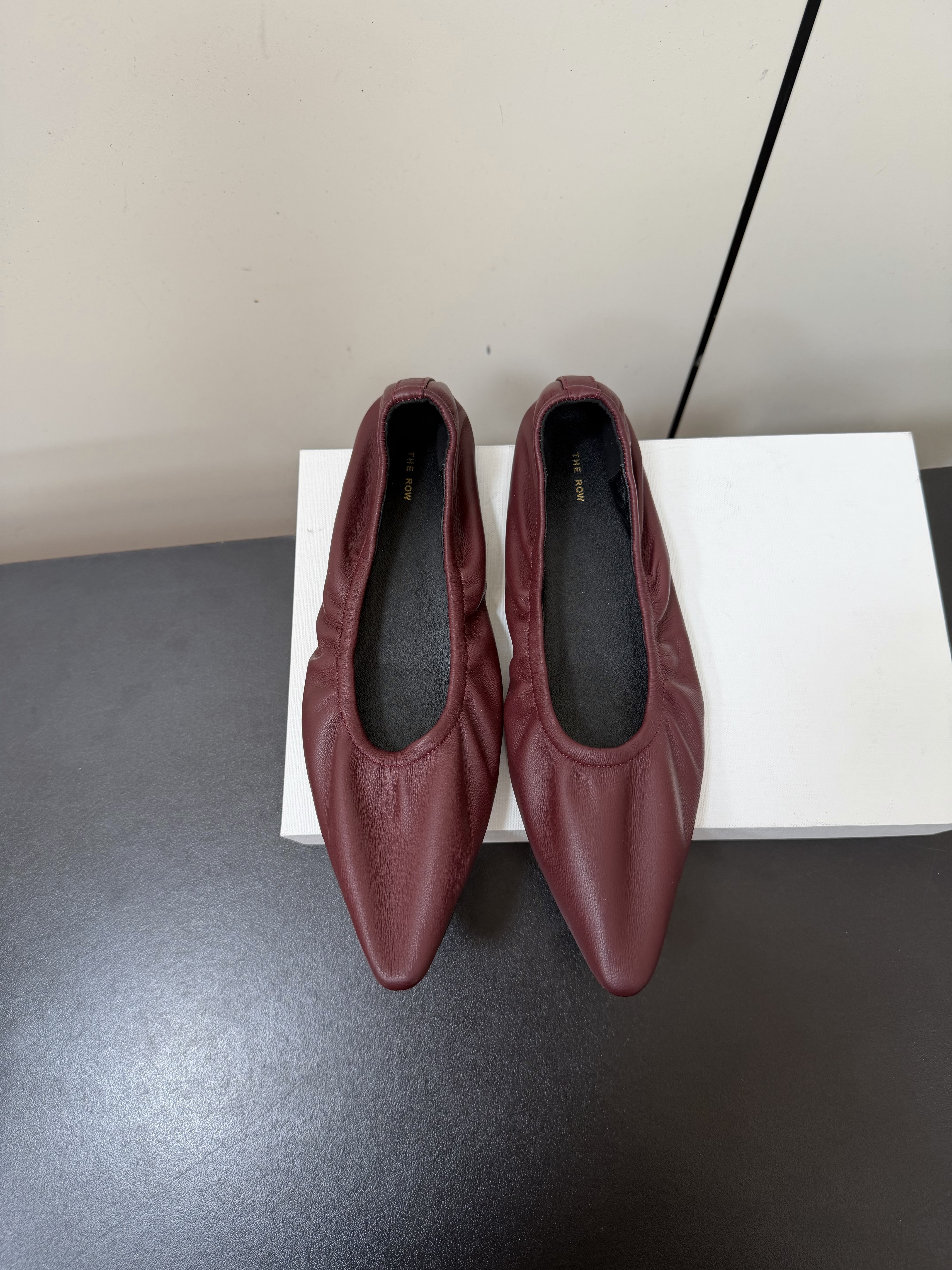 The Row Soft Lambskin Ballet Flats