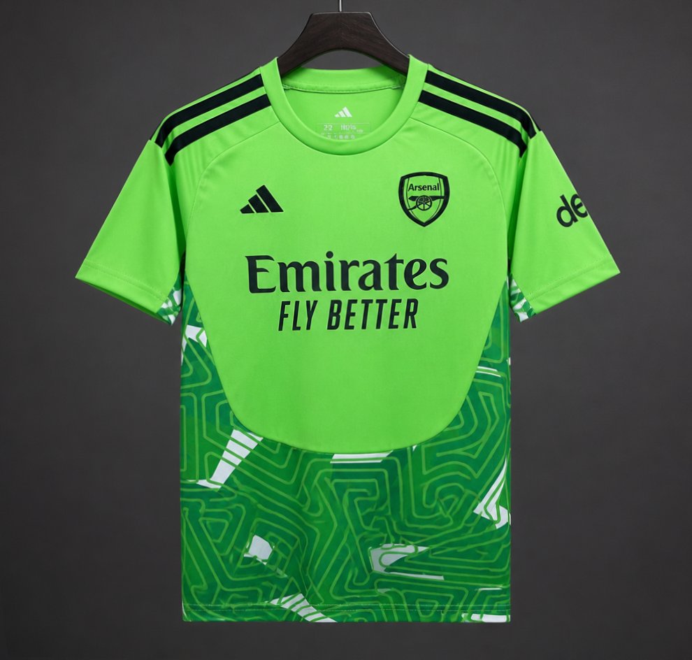 26/27 Arsenal Goalkeeper Neon Green/Dark Green Jersey  S-XXL - musan