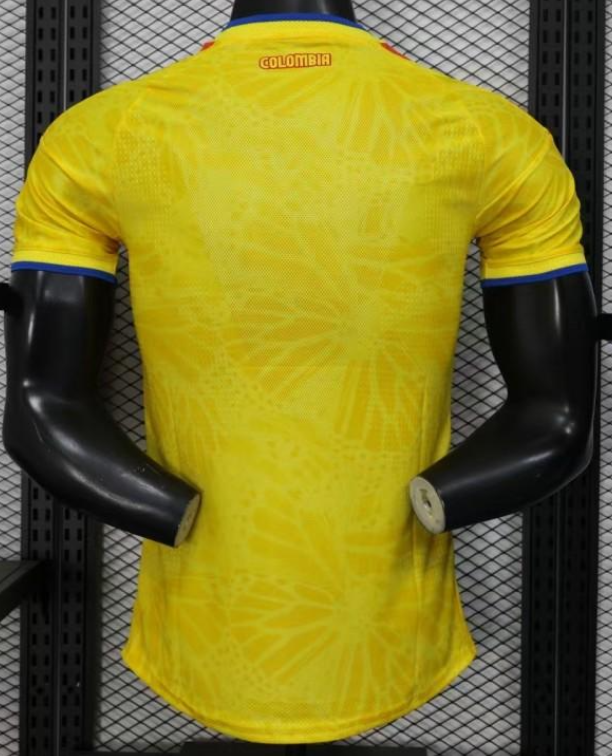 Player Version 2026 World Cup Colombia Home Jersey S-2XL