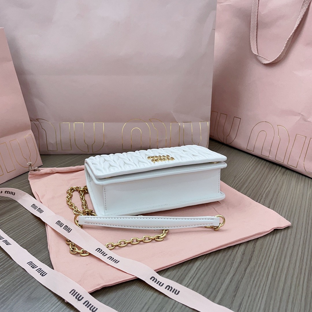 Miumiu matelassé nappa leather mini Bag