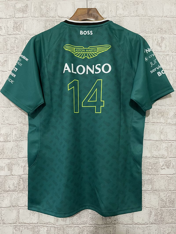 2024 Aston Martin alonso green shirt