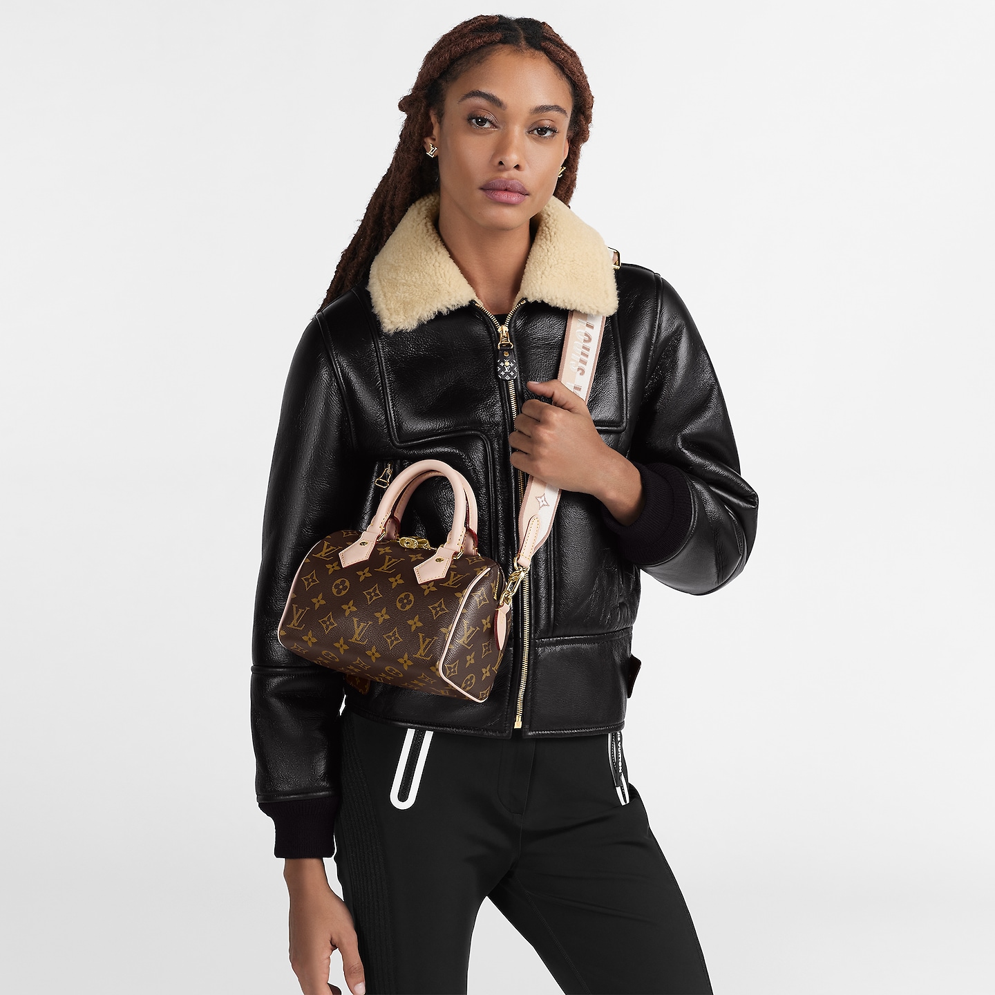 Louis Vuitton LV Speedy Bandoulière 20 Monogram Women Handbag