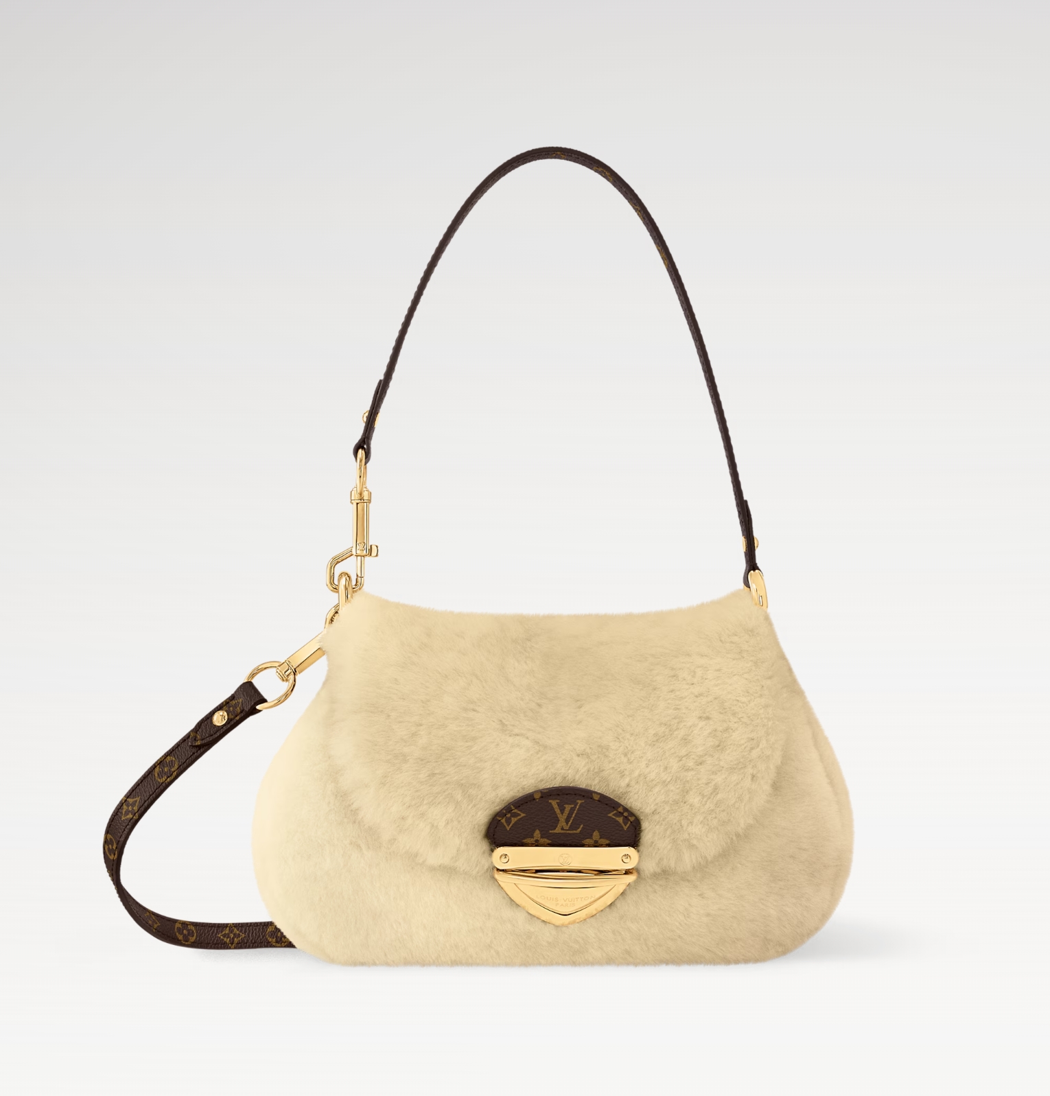 Louis Vuitton LV wool lamb bag