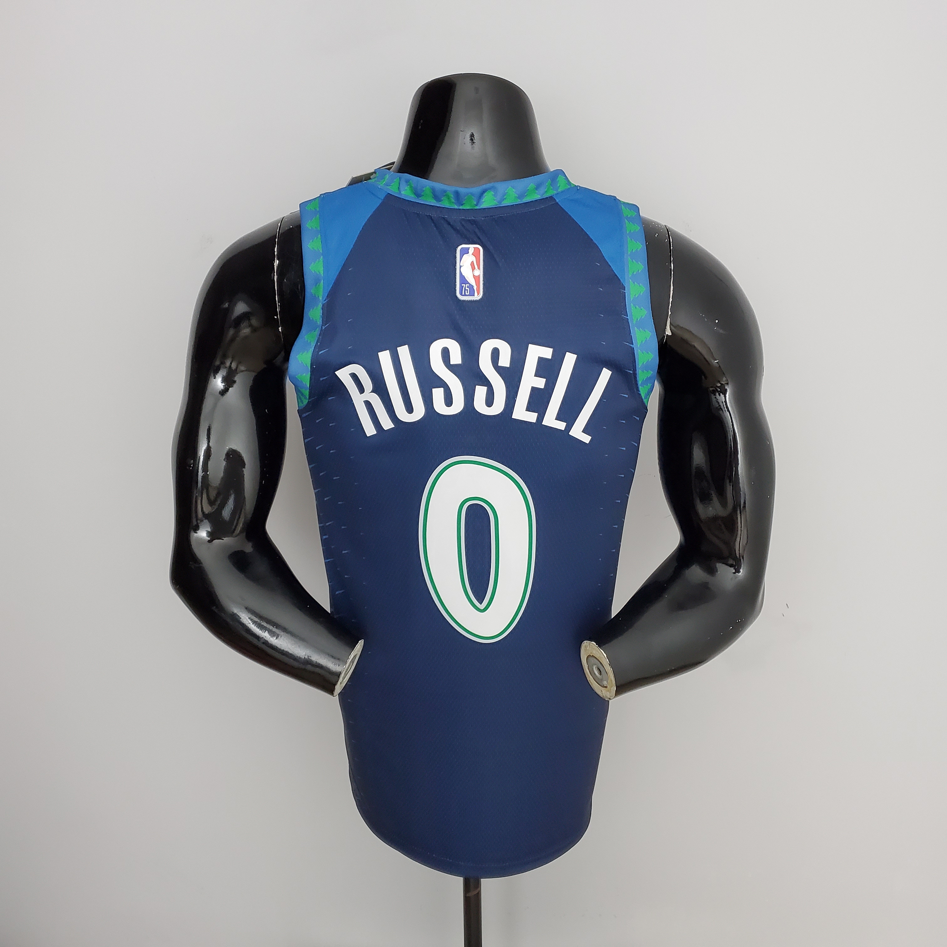 D'Angelo Russell Minnesota Timberwolves 75th Anniversary 2022 Swingman Jersey Blue