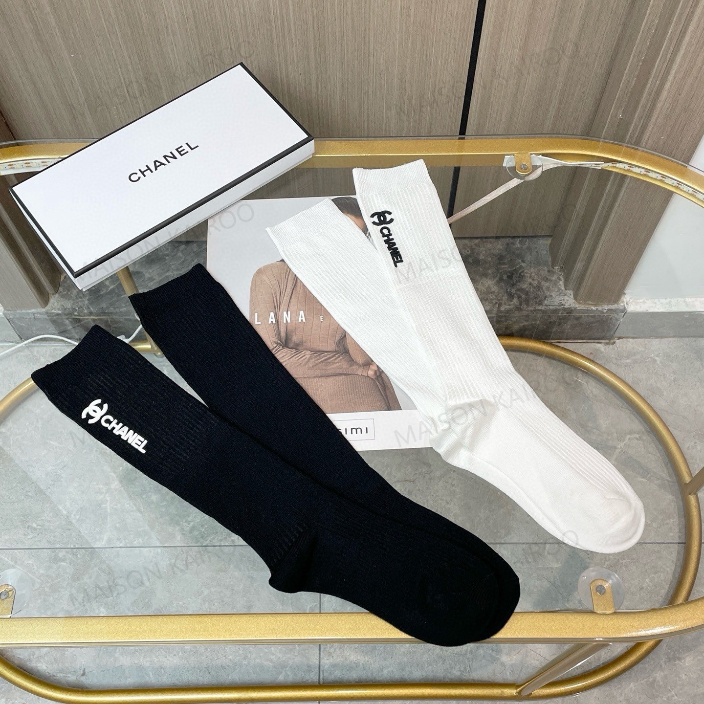 Chanel Socks 2-Pack - KAIROO
