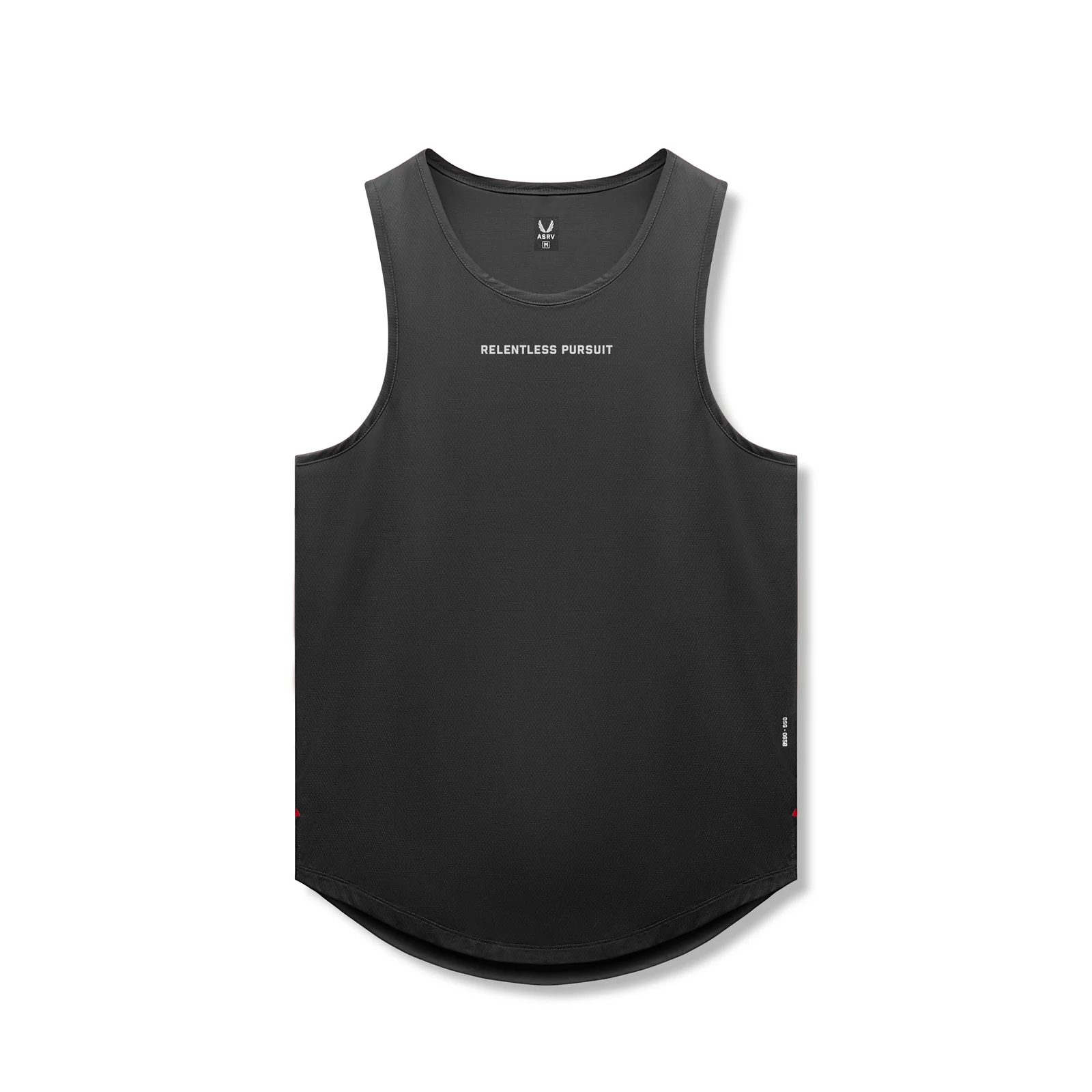 0830. AeroSilver Tank Top - Black 