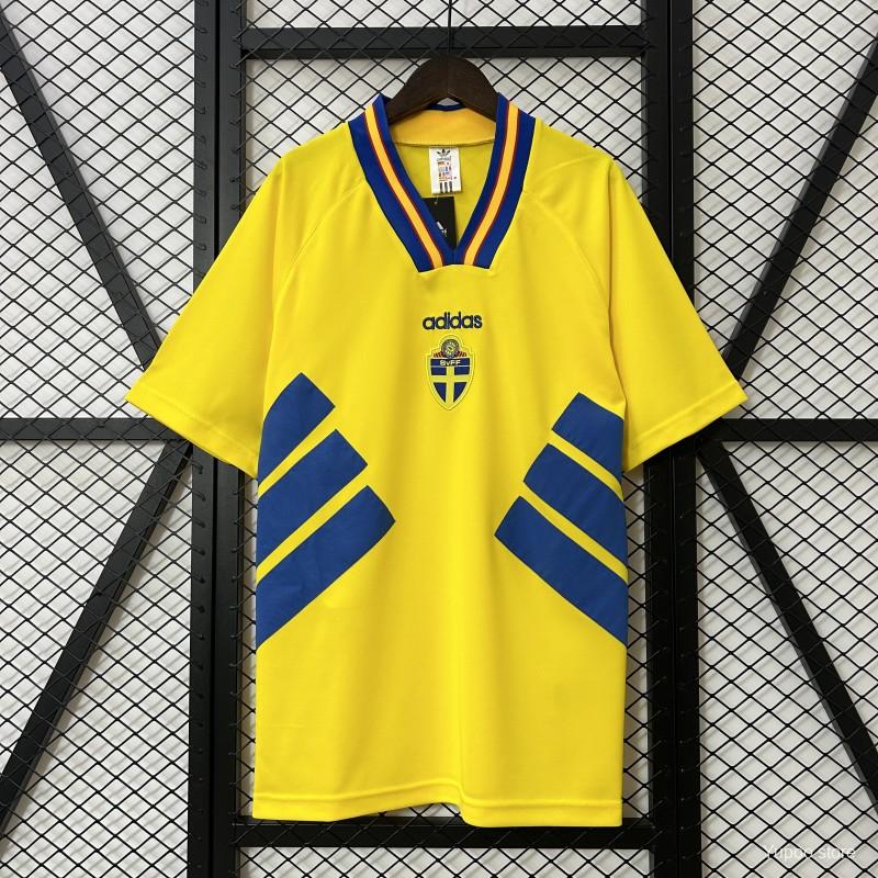 Retro 1994 Sweden Home Jersey S-2XL