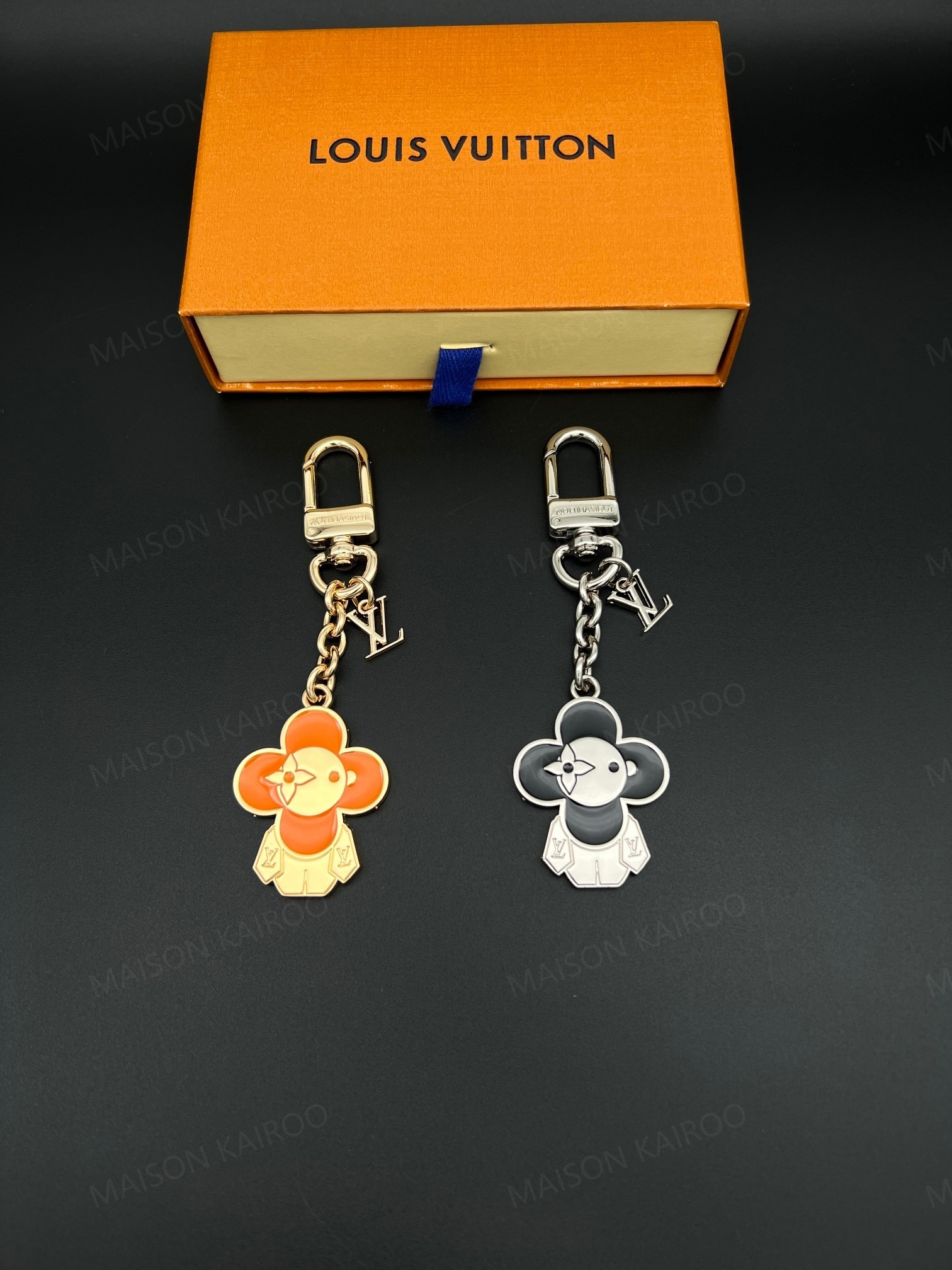 Louis Vuitton LV Vivienne Mascot Enamel Bag Charm Keychain - KAIROO