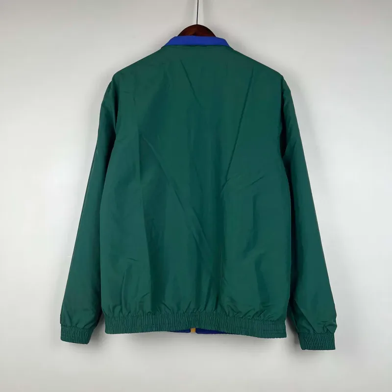 2023-2024 Manchester United Reversible Windbreaker（Blue-Green）Soccer Jersey 1:1 Thai Quality