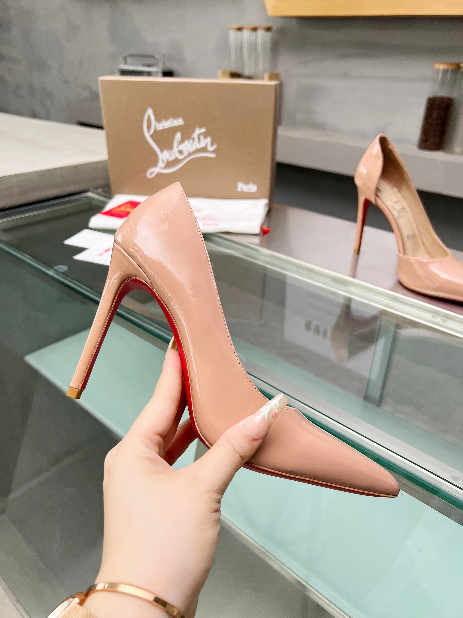 Christian Louboutin Patent Leather Pump