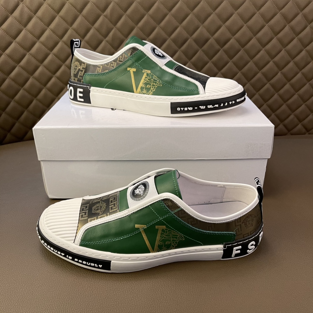 Versace Men's Leather Sneaker