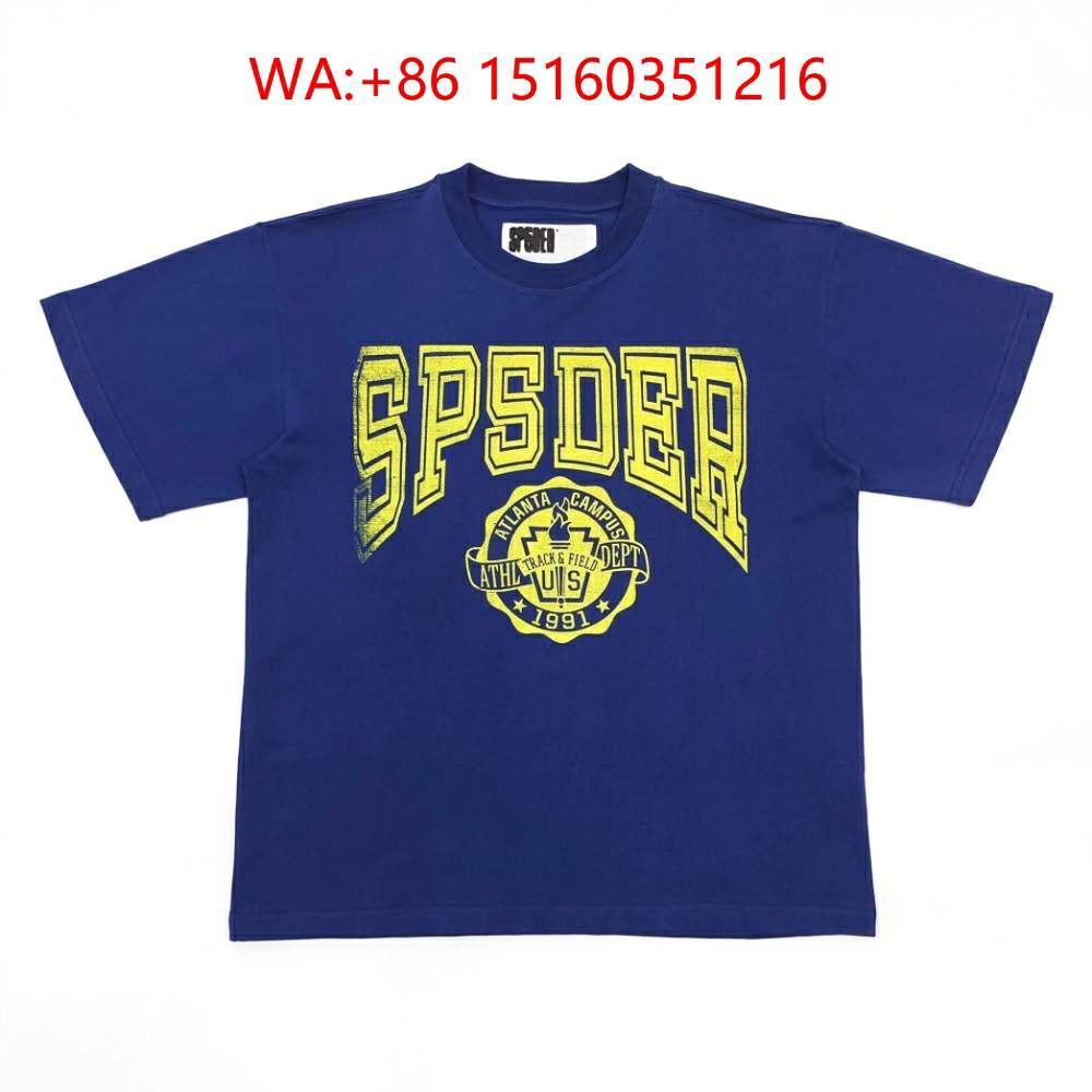 1:1 SP5DER WORLDWIDE T-shirt 01 Collection for men, Streetwear tee