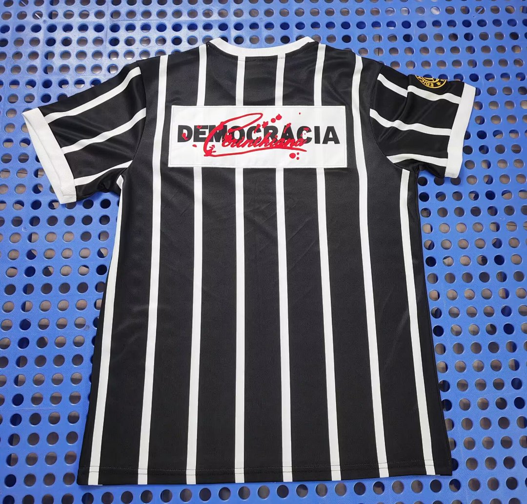 Retro  Corinthians 1982 Away Black S-4XL