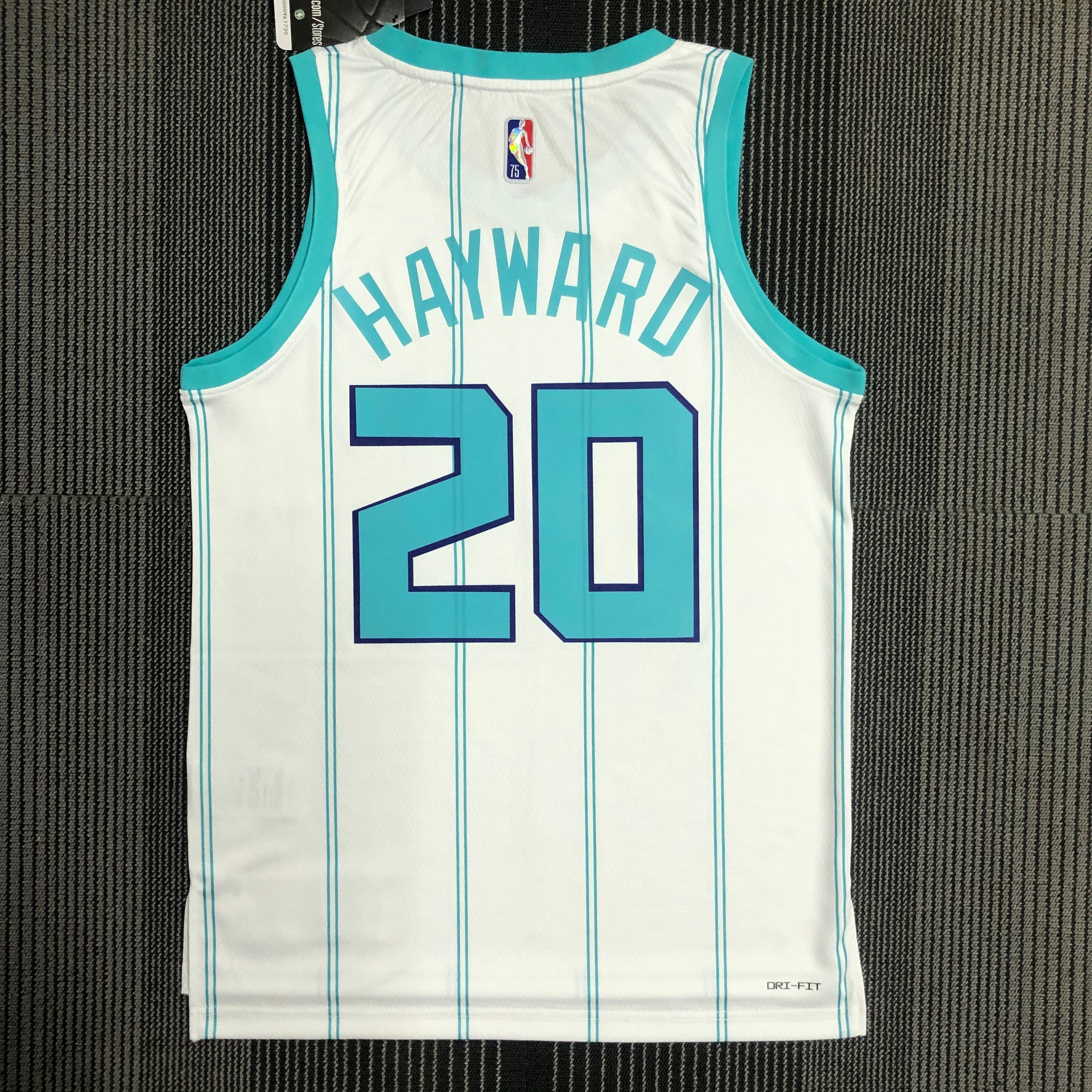 75th Anniversary Hornets White No.20 Hayward