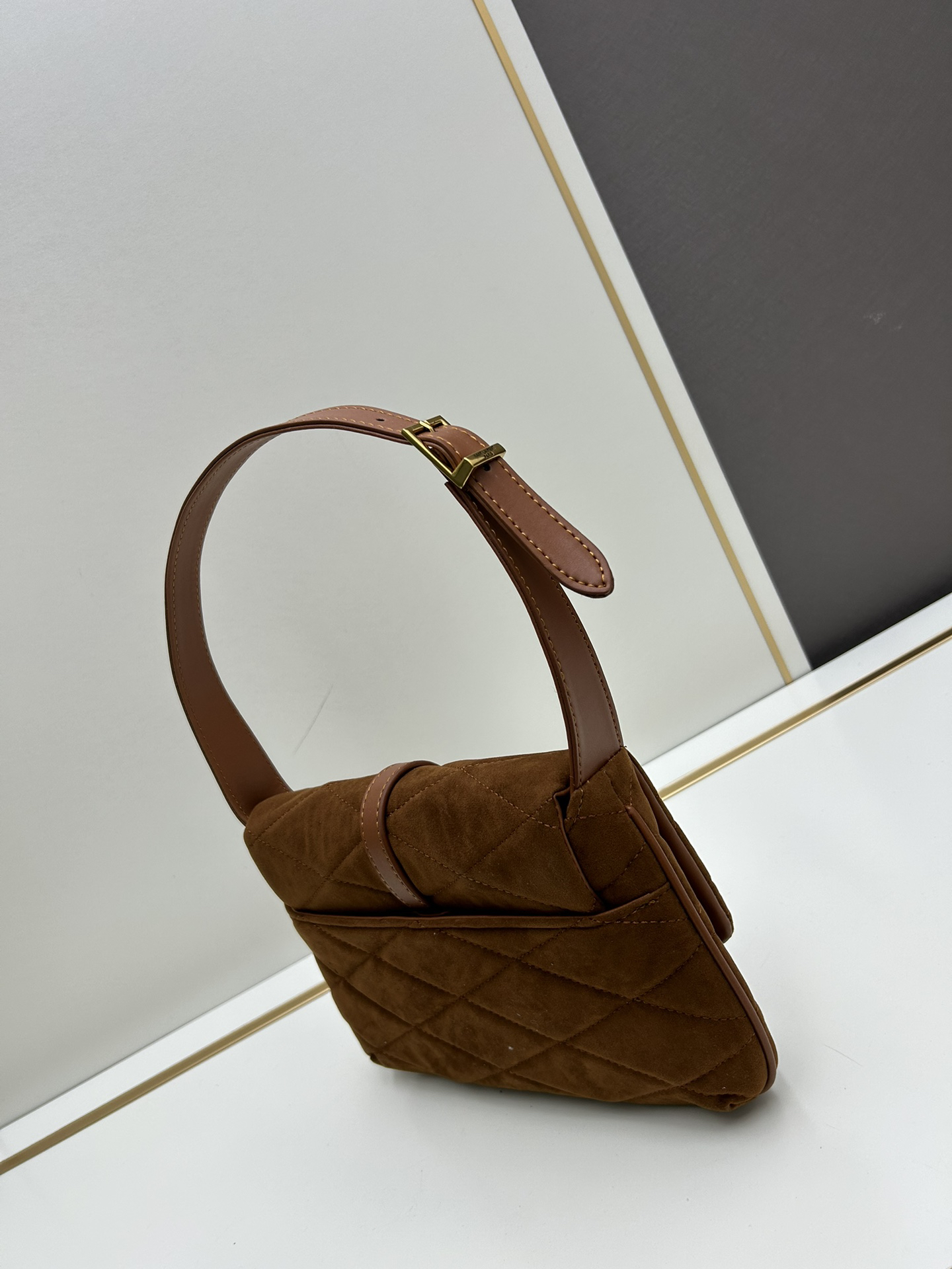 Saint Laurent YSL Frosted Underarm Bag
