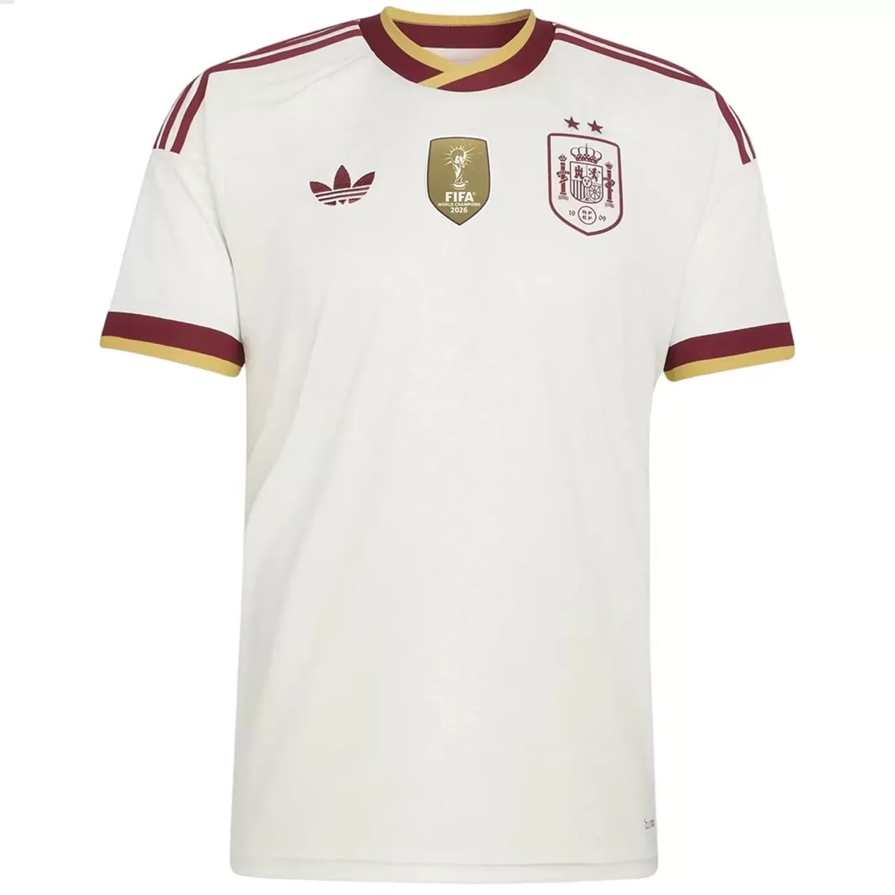 Spain Away Champion Jersey World Cup 2026 - 2 Stars